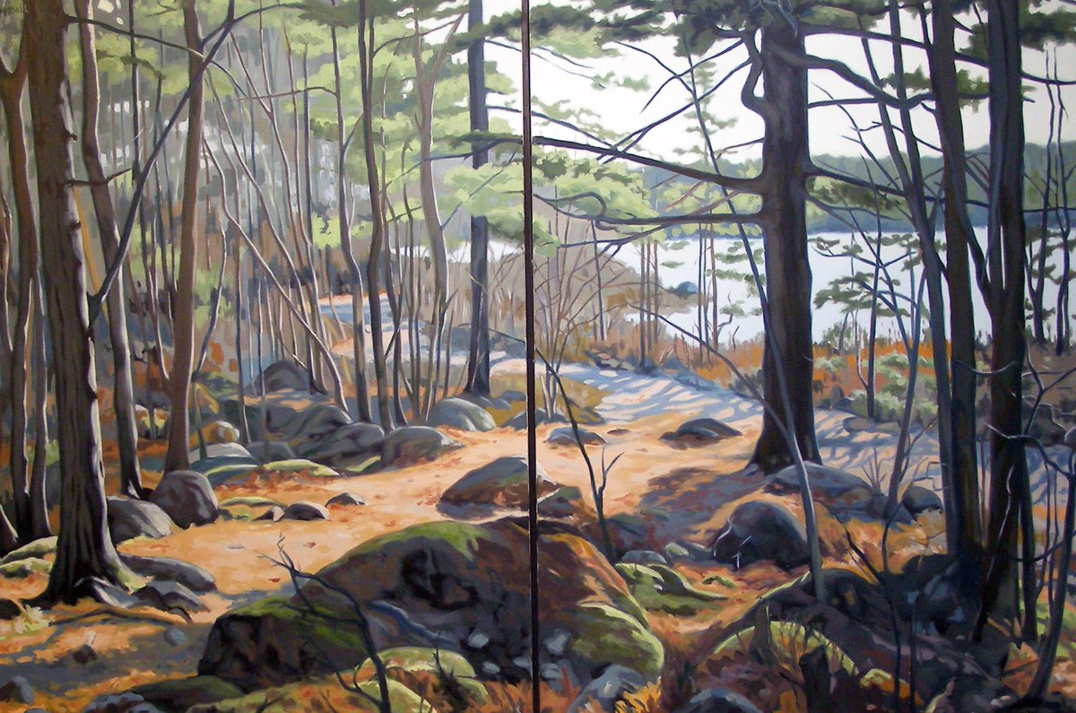 TeichertGallery's tweet photo. Shelley Mitchell's beautiful new feature show "A Walk in the Woods" is up now in the gallery! Catch it on display until June 30th, or take a look through the collection online: https://t.co/ngoJFxJhrK https://t.co/peOZnKcVQE