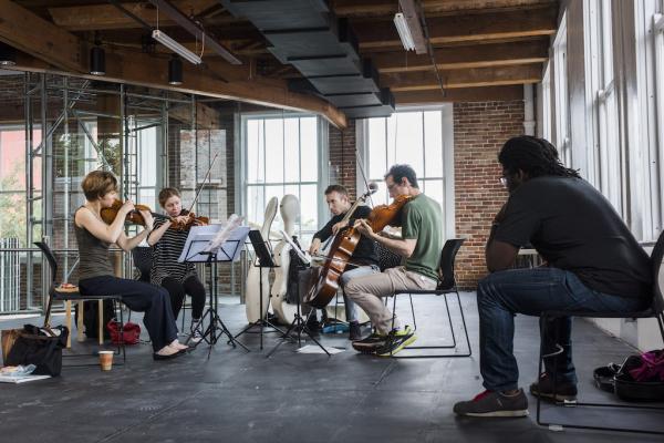 CACNO's tweet photo. As apart of the Birdfoot Festival, open rehearsals are happening now! Stop in from the heat and connect with world-class musicians in intimate spaces. Visit https://t.co/RQronzGoRX for more information on the full schedule for Birdfoot Festival. #BirdfootFestival #Music #cacno https://t.co/EhG60lakOz