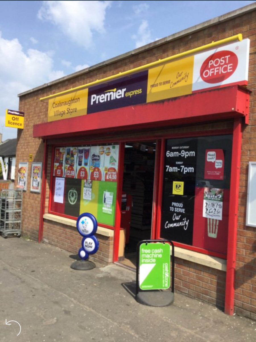 DavidM_NewsUK's tweet photo. #coalsnaughton @MyLocalPremier pop in and see Javid and his staff and take part in the #suncelebration World Cup selfie for that chance of winning a cool grand.⚽️🏐⚽️🏐⚽️🏐⚽️ https://t.co/B6gSrBqgjS