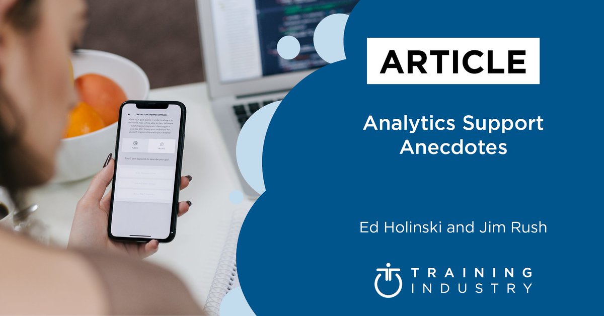 Learn how to use #analytics to justify #training investment, gain senior leaders' attention and improve #learning. #trainingmeasurement #bigdata <a href="/edholinski/">Ed Holinski</a> @the_involver <a href="/PerformDevGroup/">PDG</a> ow.ly/ob6p30k9gzi
