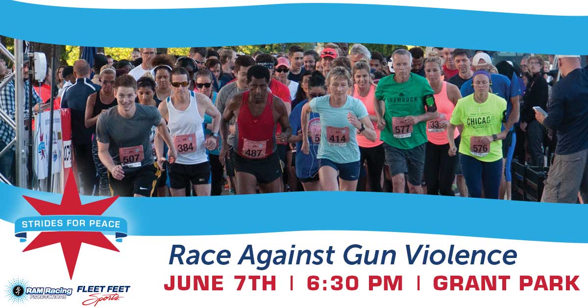 MakeItBetterNFP's tweet photo. .@StridesForPeace believes we all have a stake in stopping gun violence. Join them for the 5th Annual Race Against Gun Violence on June 7 in Grant Park. Be part of building peace in Chicago. Visit https://t.co/7u4aD7sa7X to register, volunteer, or donate. #EveryStrideCounts https://t.co/sPiHc4YFTQ