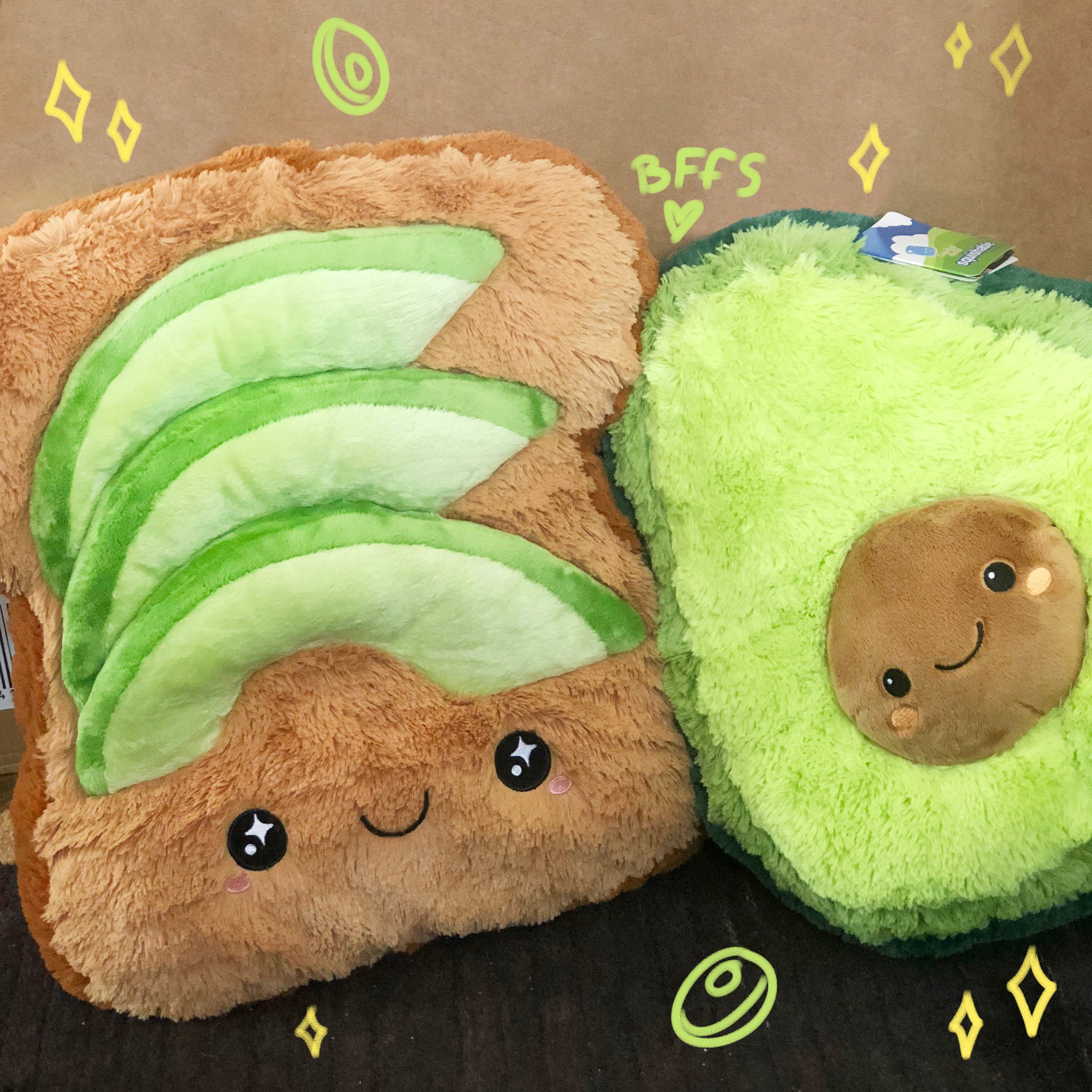 avocado toast plush