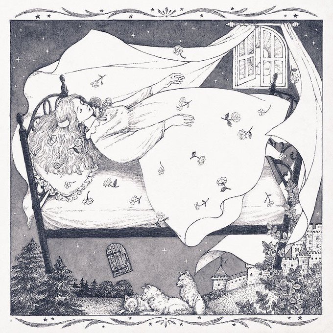 下手だなと思うところもあるのですが去年のこの絵が結構気に入ってます。
絵柄?はまだまだ模索中です 