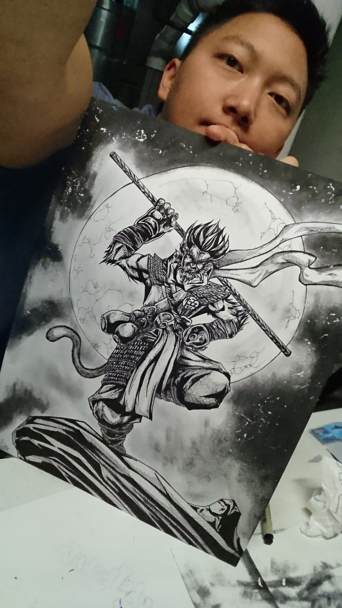 wallpapers Cool Monkey King Drawing wukong monkeyking sunwukong sungoku