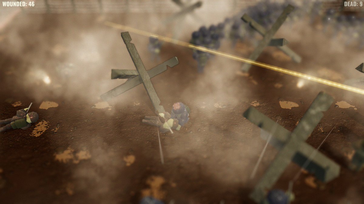 StasShostak's tweet photo. Save One More, heal'em up about a war, where you save lives instead of taking them, is out on Steam! Grab it with 17% discount during first week. #gamedev #indiedev #madewithunity #lowpoly #steam #NewRelease https://t.co/SF96MvUeZA https://t.co/OQlfOjLz48