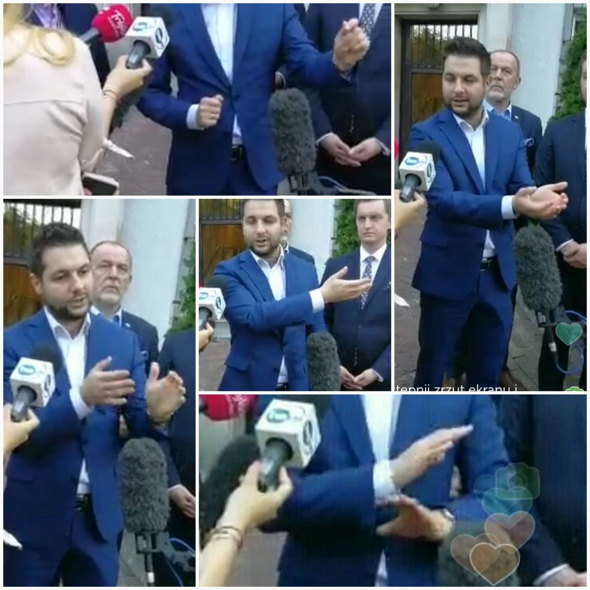 domaradzkaguzik's tweet photo. Bardzo ekspresyjne gesty, wysoko unoszone dłonie, szeroko rozkładane ramiona ↔ mogą wskazywać na podekscytowanie, zniecierpliwienie lub chęć przykrycia czegoś ekspresją 😑
#MowaCiałaRules https://t.co/o1zSZiYBja