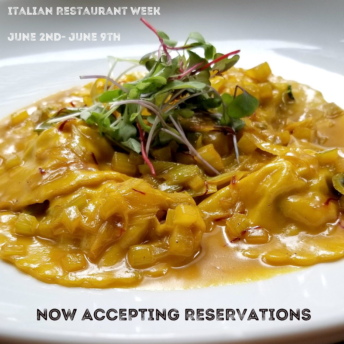 Stop tweeting and start typing....for a reservation that is!