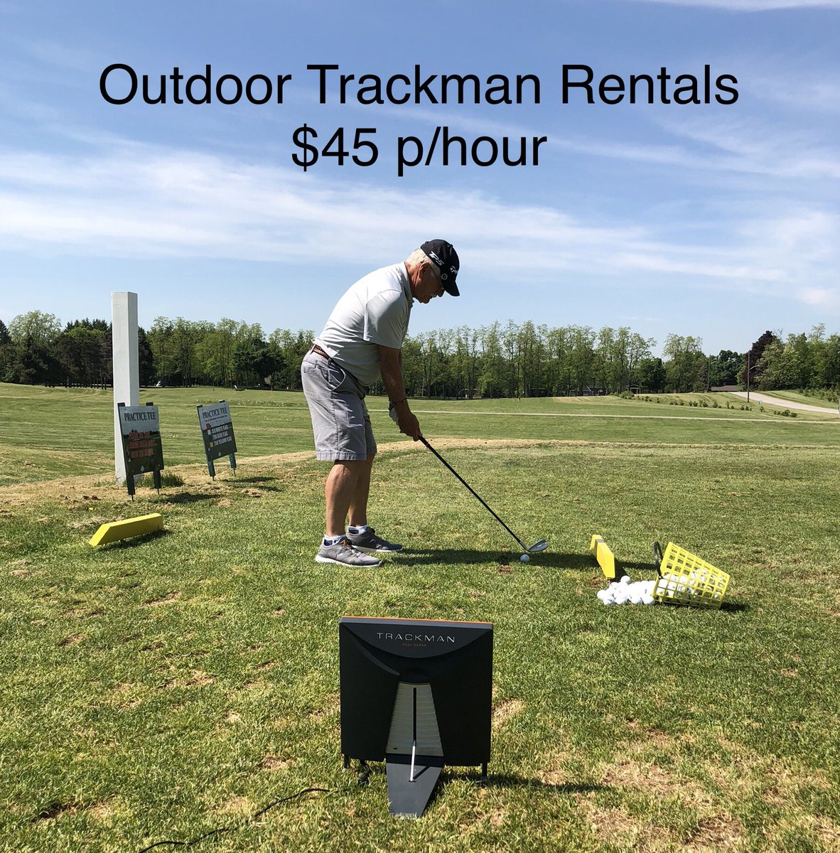 GolfersAcademy's tweet photo. Looking to improve your consistency book an outdoor #trackman4 $45 p/hour #knowyourdistances #TPS #improvefaster #golflessons #burlingtonspringsGC https://t.co/1tBjLredns