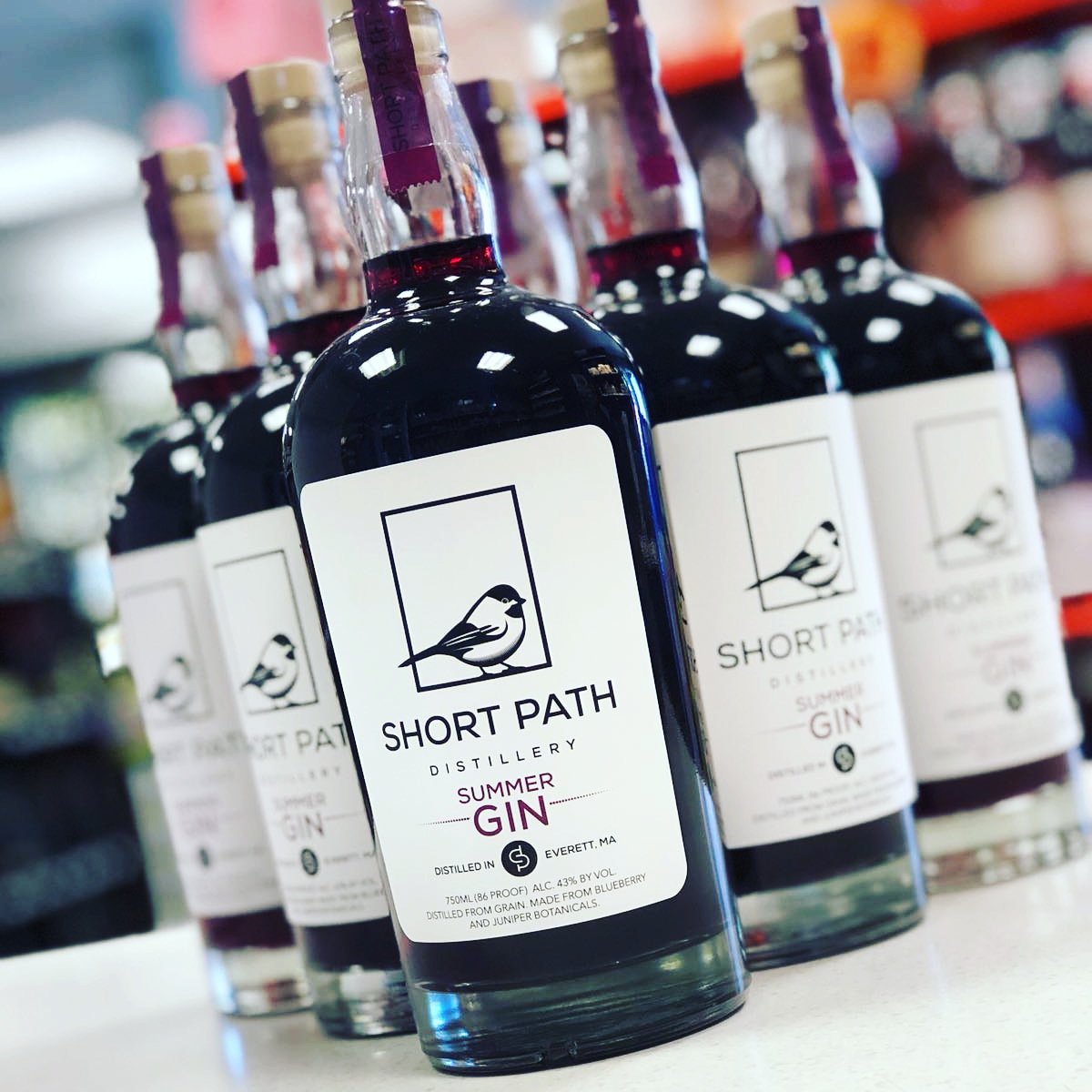 In for the summer: @spdistillery Summer Gin made with blueberries now available at both locations