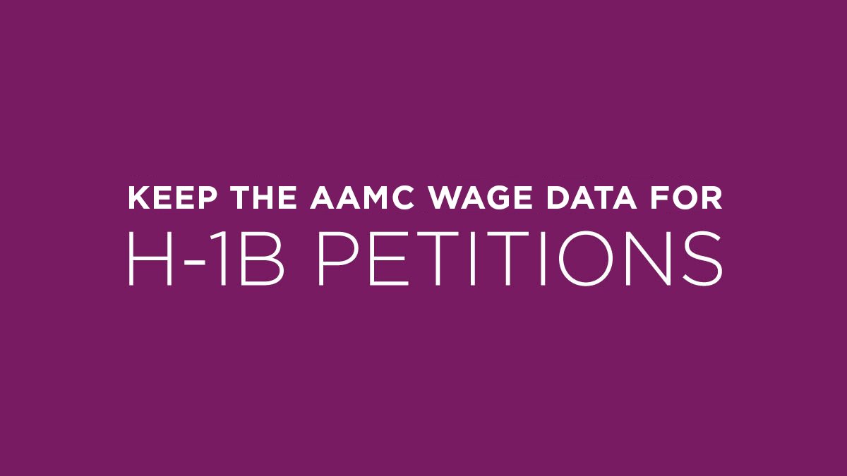 UPMCpolicy's tweet photo. It has come to our attention that, in an unforeseen &amp; unprecedented move counter to longstanding @DHSgov policy, DHS has rejected @AAMCtoday wage data for H-1B petitions for medical residents &amp; fellows. This policy change will create a crisis for clinical health care in the U.S. https://t.co/PLwdFLjtgI