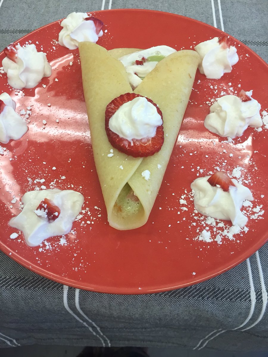 Last day of Iron Chef! So proud of our #HFN2O1 students. They worked tirelessly to prepare delicious desserts for our lucky judges. #secretingredient #avocado