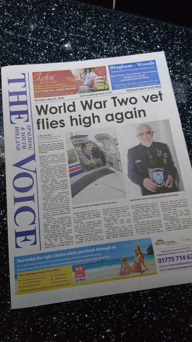itsjordanmc's tweet photo. Picked you up a free #localnewspaper @ScottyG90 should you require one this week? @SpaldingVoice #hotoffthepress #independentandfree #spalding #southholland https://t.co/KE0m60xlVR