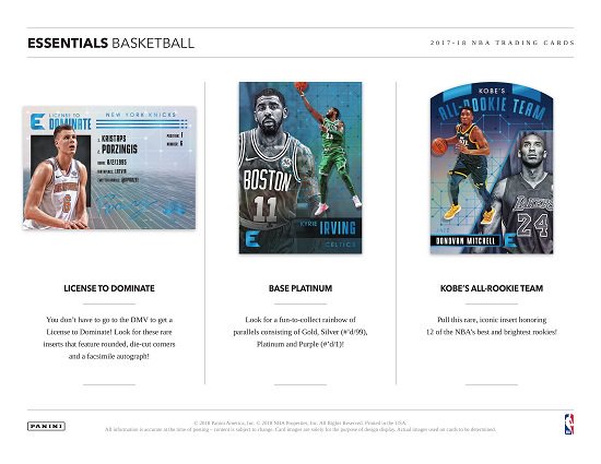 SportsCardsPlus's tweet image. Get the 2017-18 Essentials #NBA DEBUT EDITION now fresh in stock #SanAntonio #Texas #basketball collectors! 2 Autographed Cards, 60 total cards per box on average! A great looking new series for a GREAT PRICE = WIN/WIN!
