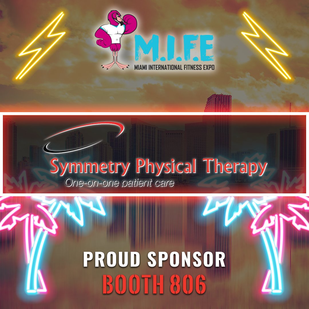 miamusclebeach's tweet photo. Hey #fitfam! 👋 We're happy to announce another proud sponsor of the Miami International Fitness Expo - @symmetryptmiami
Make sure to stop by their booth #806 to meat the team &amp; schedule your one-on-one session!
https://t.co/Wa6nF5ehQk
#MIFE2018 #MiamiInternationalFitnessExpo https://t.co/lMKR3DdHsN