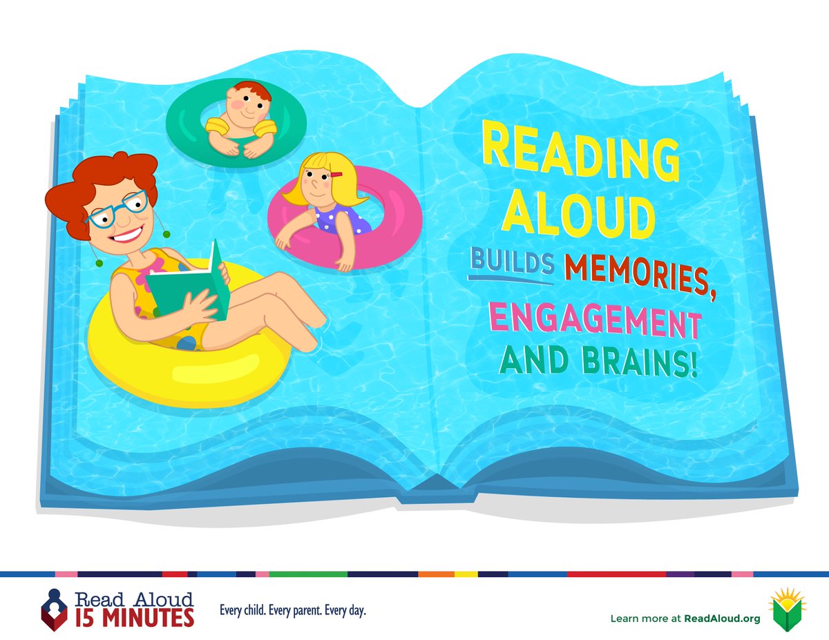 ReadAloud_org's tweet photo. You can do many things to encourage your child to read and to develop strong reading skills over the summer – reading aloud every day is one of them. #readaloud15 https://t.co/NikvxCJ1vF
