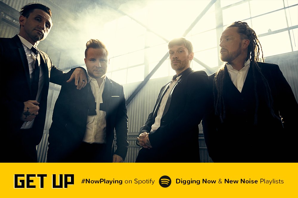 Shinedown's tweet photo. 🎶 "GET UP" now featured on @Spotify’s #DiggingNow + #NewNoise Playlists… https://t.co/ciyRubA2zi