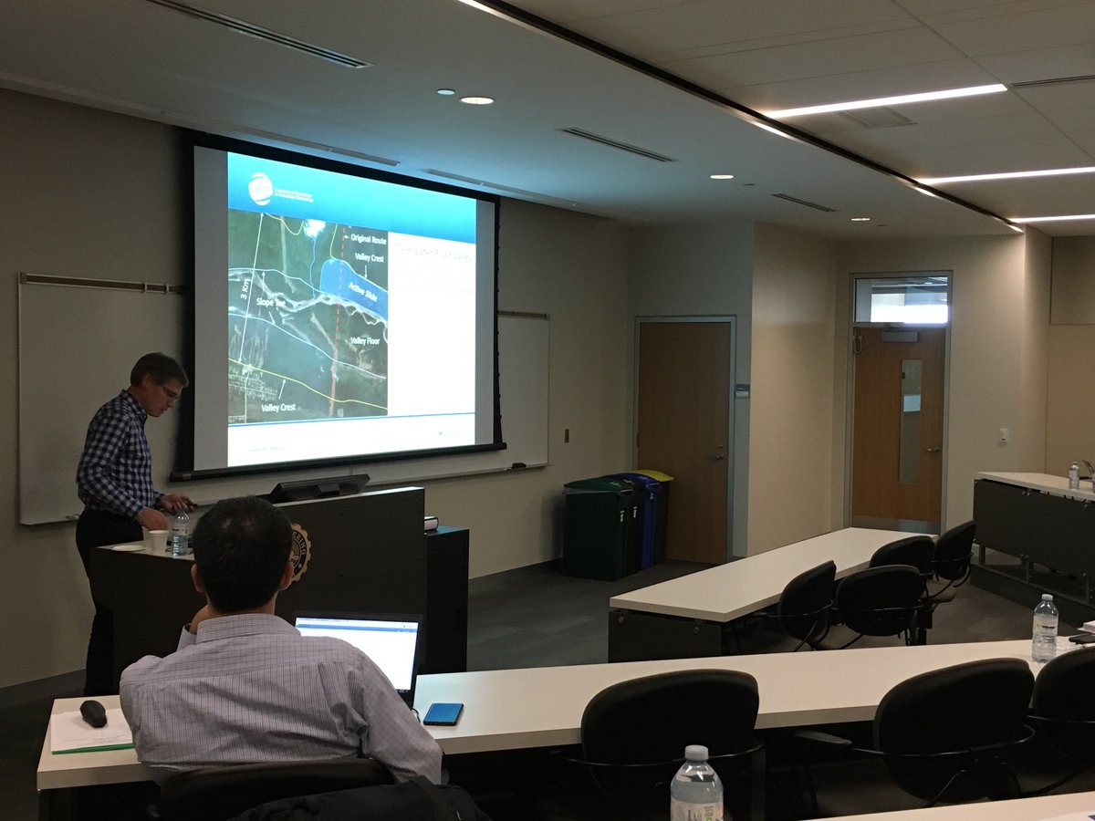 Day 2 of our #HorizontalDirectionalDrilling Short Course teaches registrants about #geotechnicalconsiderations when planning an #HDD project. After a refreshment, snack, and network break it's back to the presentation for everyone! #CETTUAlberta #trenchless #technologies