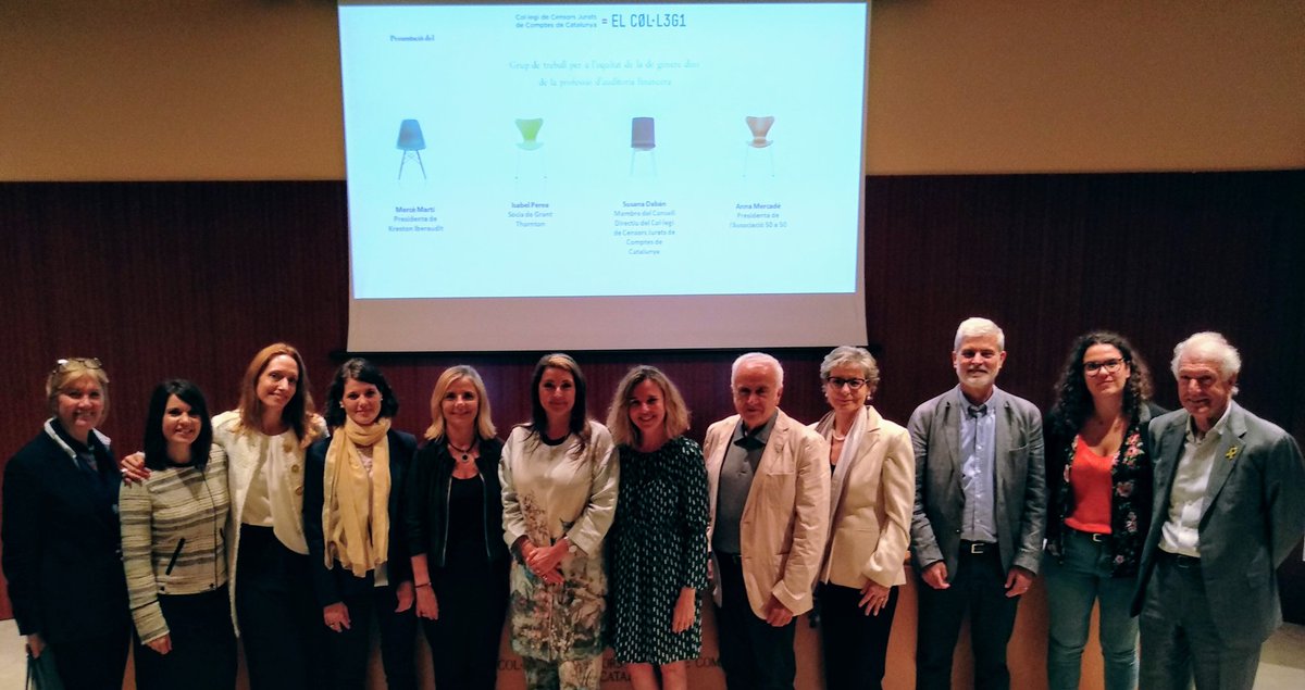 La professió auditora planteja grans reptes pel nou Grup de treball d'#igualtat de #gènere del Col·legi <a href="/AuditorsCENSORS/">EL C0L•L3G1</a>