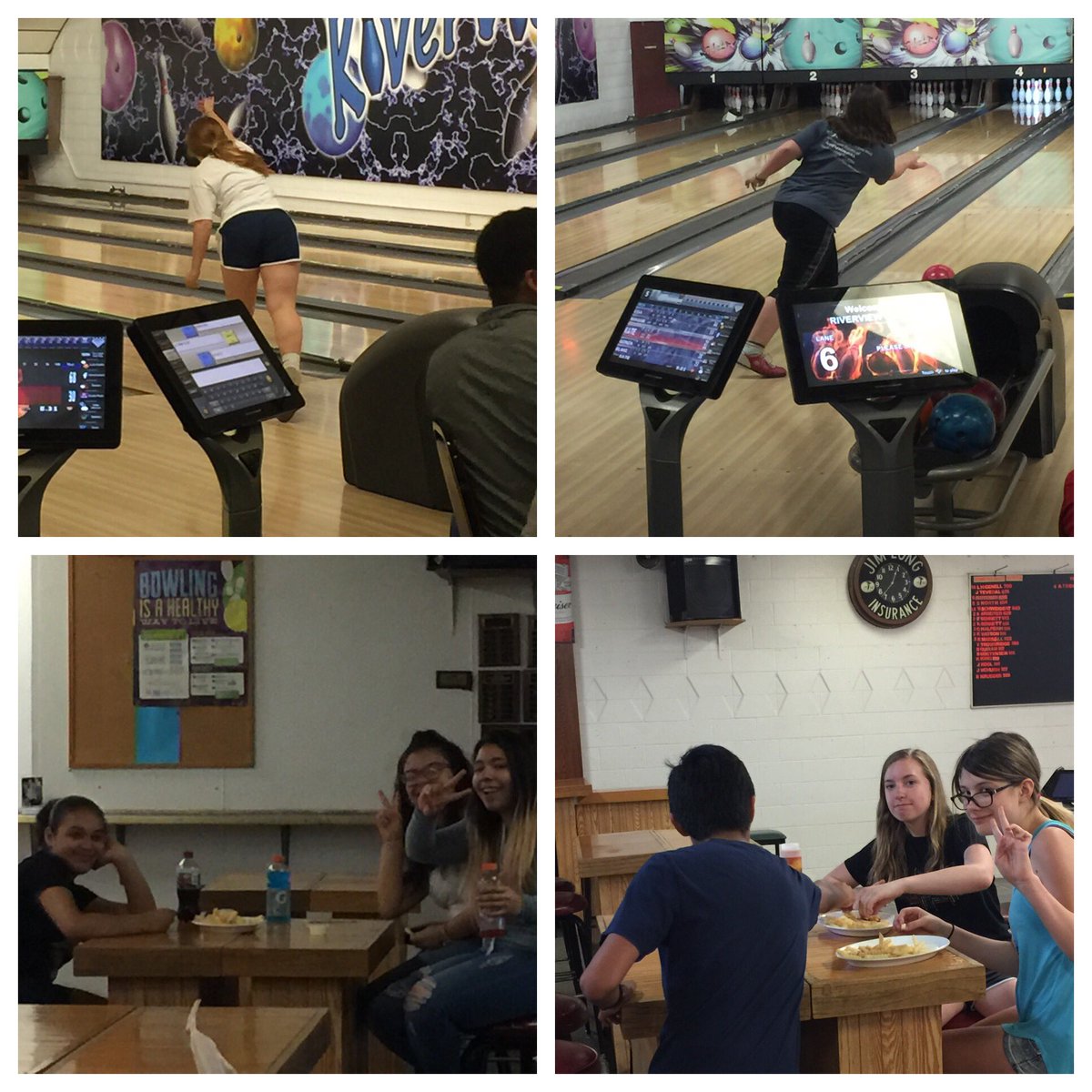 michell79208889's tweet photo. HMS 8th grade Leisure Day #hurontigers #bowlingnfries https://t.co/Ifpcyuk4RF