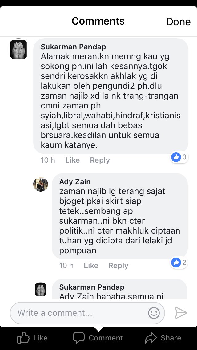 reenring's tweet photo. Pasal faizah ni PH pulak yang kena hahaha kesian betul masih xboleh move on macai taro faizah taro Sukarman taro haha https://t.co/7CXNwCGBir