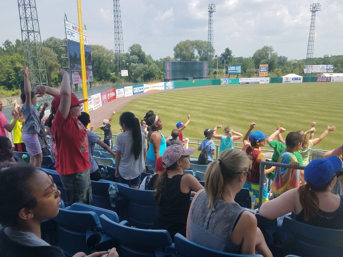 RRudd24's tweet photo. Education Day at NBT Stadium⚾🌞 #hotbutfun https://t.co/9l1a5stfM8