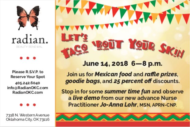 Prizes:
👉🏻30 units of Botox 
👉🏻Full syringe of Restylane for lips
👉🏻3D Microbladed Eyebrows
👉🏻Obagi Nu-Derm Starter Kit + Full Face Pelleve Treatment
👉🏻Dermalinfusion Facial + iS Clinical Spring Kit
👉🏻$150 towards Laser Hair Removal

Please RSVP to reserve your spot