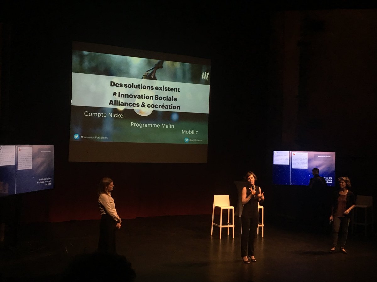 Réinventons les business modèles pour aider les bottom of the pyramid 
#comptenickel #ProgrammeMalin #mobiliz 
#InnovationForSociety @AccentureFrance