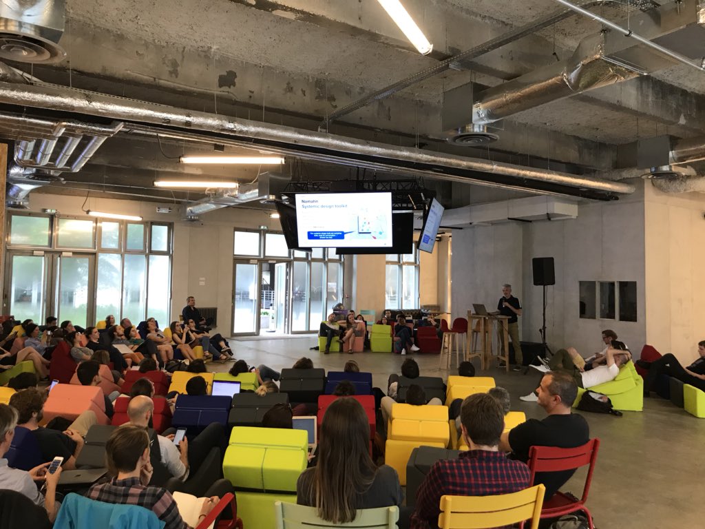 Great talk on Designing Conversations with <a href="/2pk_koen/">Koen Peters</a>  happening now <a href="/UXParis/">UX Paris</a> <a href="/IxDA_Paris/">IxDA_Paris Official</a>