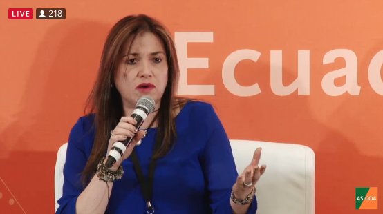 <a href="/PatricioAlarco2/">patricio alarcon</a> <a href="/lacamaradequito/">Cámara de Comercio de Quito</a> @MicrosoftEC <a href="/PepsiCo/">PepsiCo</a> <a href="/gideon_long/">Gideon Long</a> <a href="/FT/">Financial Times</a> Increasing productivity in Ecuador is fundamental for the long-term, says Monica Contreras of <a href="/PepsiCo/">PepsiCo</a>, noting that 100% of national potato consumption comes from local producers now.

Watch #EcuadorASCOA LIVE: bit.ly/2FwZcgm