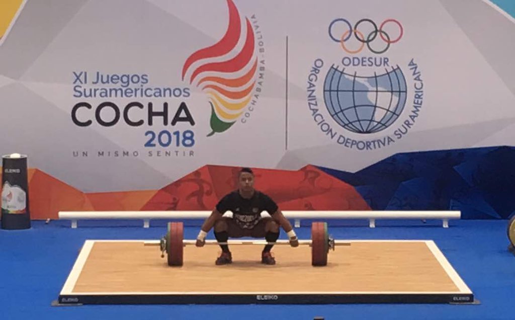 pinfantea's tweet photo. #VzlaEnCocha2018 || Nuestro Keidomar Vallenilla Levantamiento de Pesas 🏋🏼‍♂️ categoría 85Kg gana medalla de Plata 🥈y logra nuevo  Récord Nacional total 360 kg y envión 200 kg ¡Bravo! 🇻🇪👏🏽 @NicolasMaduro https://t.co/4nNtnfuR3k