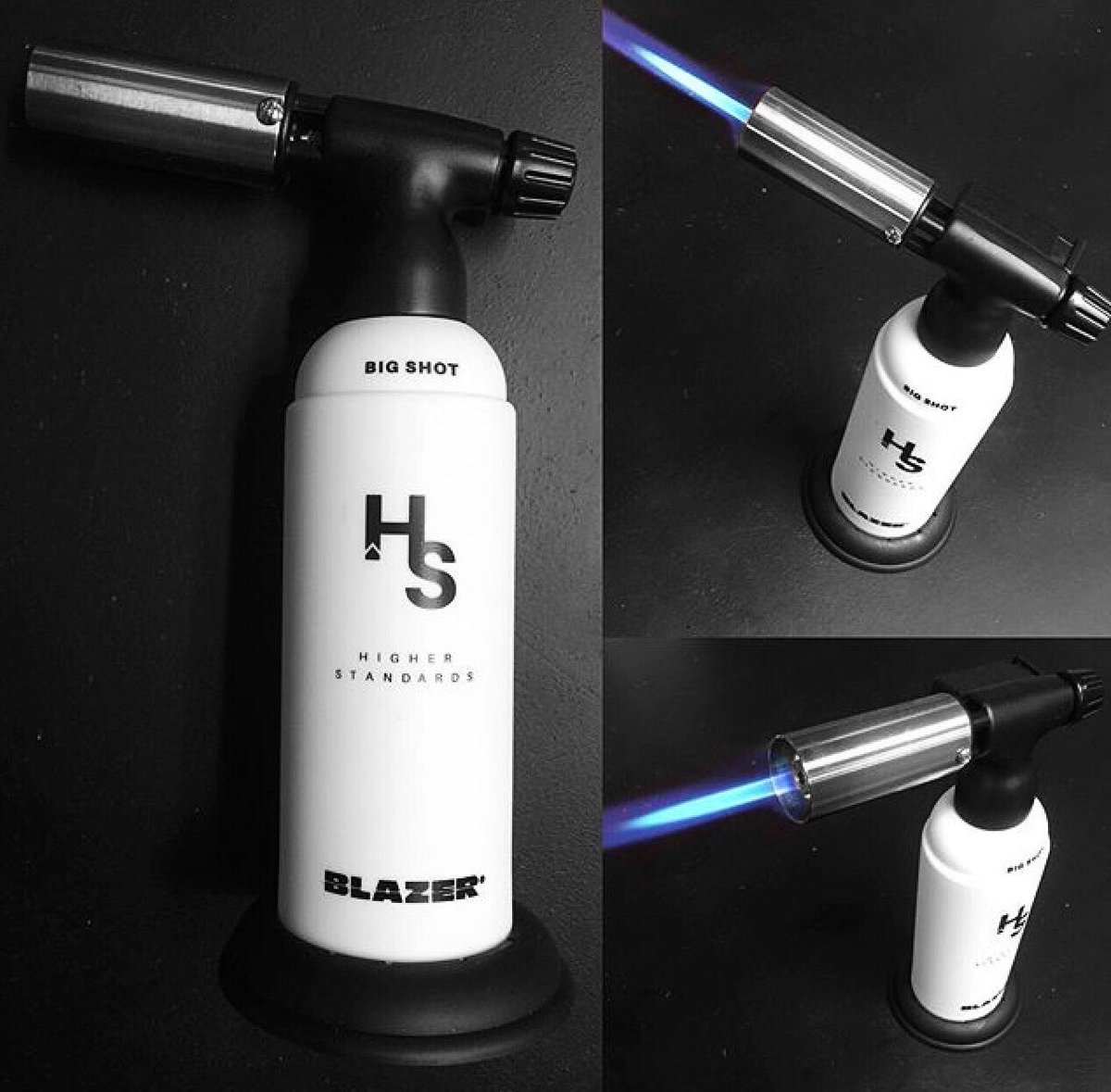 BlazerProducts's tweet photo. The exclusive Higher Standards White Big Shot GT-8000. Made in Japan. Now available. 

#butane #torch #stayhigher #whitebigshot #soldering #imablazer #HigherStandards https://t.co/DftHvl8iE3