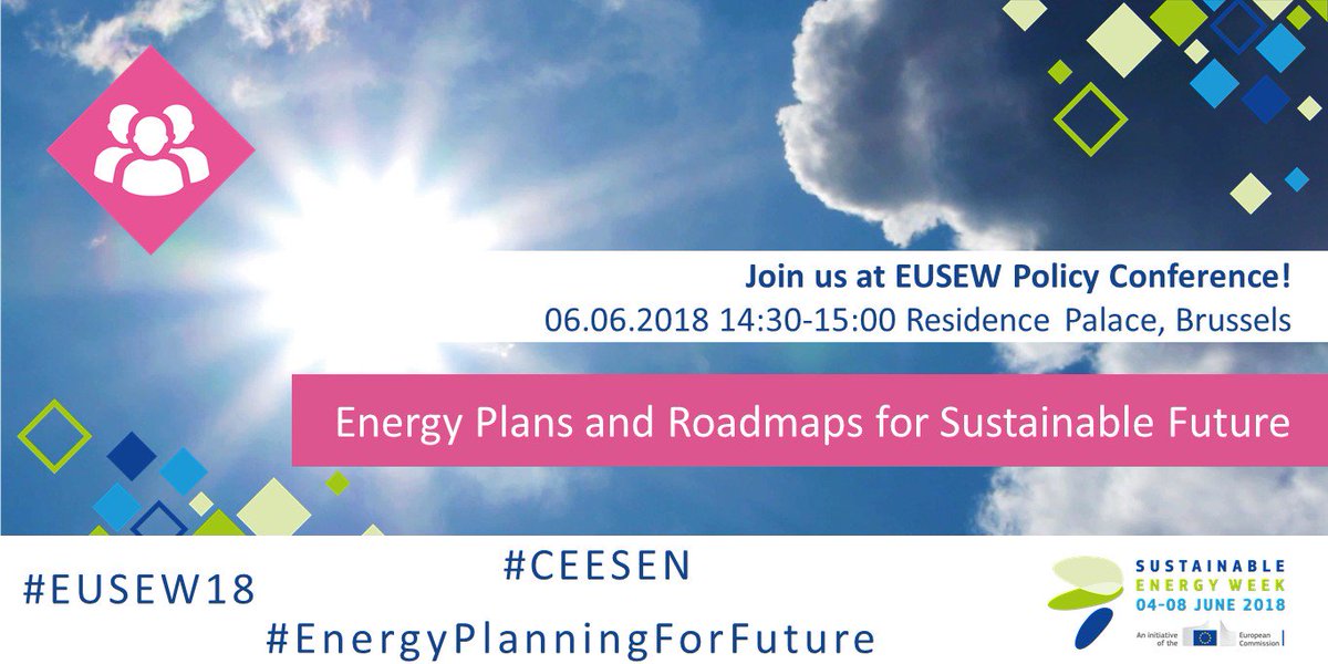 energiaagentuur's tweet photo. How can ROADMAPS help the sustainable energy FORERUNNERS in Central and Eastern Europe?
Come and find out on June 6th at 14:00 @ Residence Palace room Polak, Brussels
#EUSEW18 #CEESEN #EnergyPlanningForFuture https://t.co/J7MlTE7djC