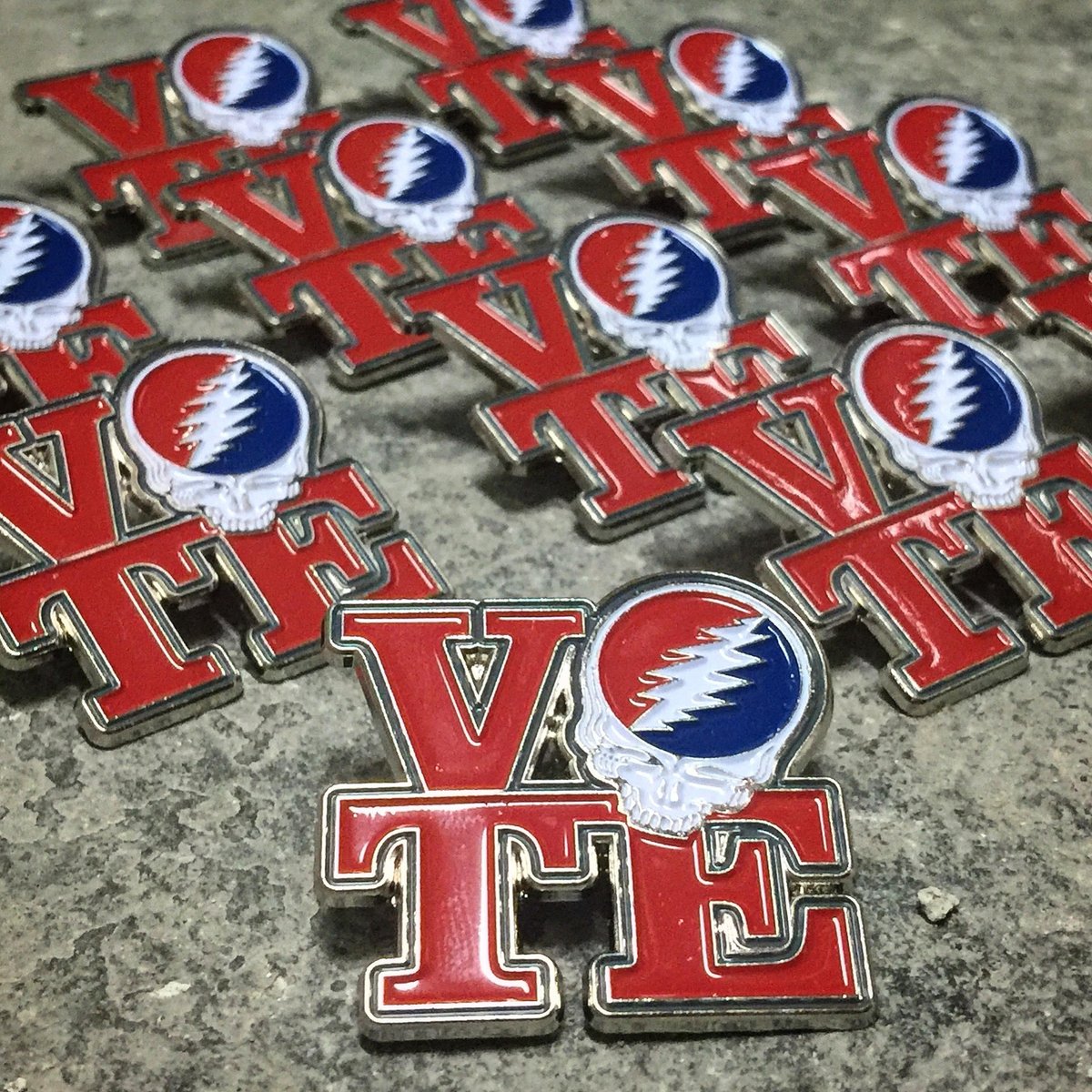 Image result for grateful dead vote button