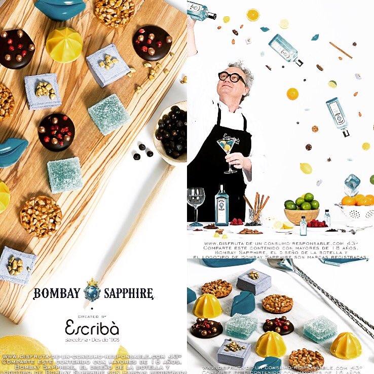 madrid_angelita's tweet image. Mañana, y solo mañana, ofreceremos nuestro coctel #zaphiro maridado con los snacks dulces del gran @escriba1906 con @bombaysapphirees