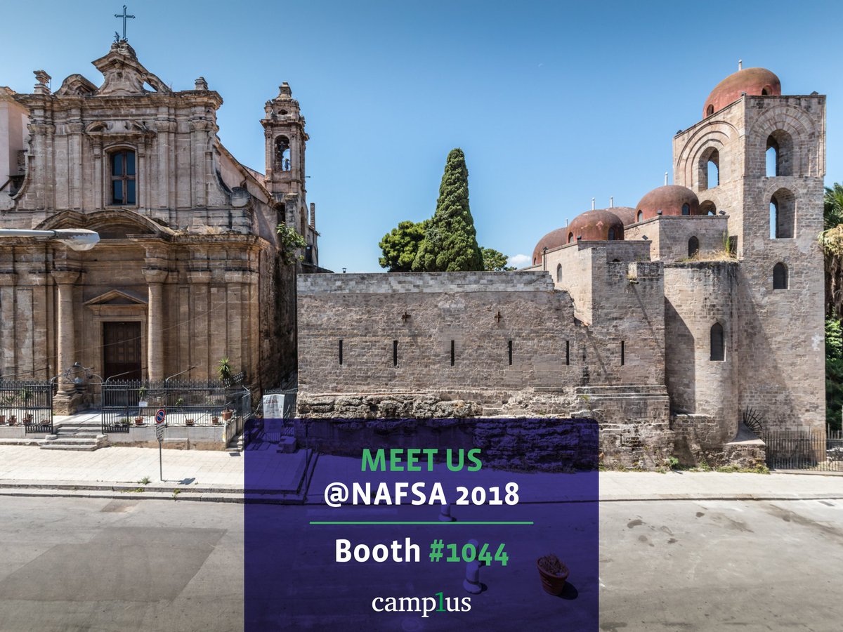 campluslife's tweet photo. Sick of the usual hotel for your faculty-led tour? Book our rooms in a former monastery in #Palermo with @campluslife booth 1044 #campluslife #Italy #studyabroad #NAFSA18 #studyinitaly #studyabroad #intled #NAFSA2018 https://t.co/1dEem1rW1o