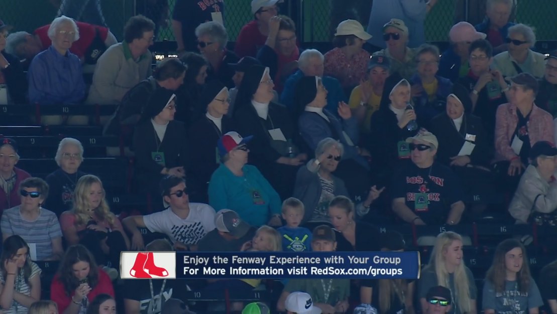 Cut4's tweet photo. It's Nunday Funday at Fenway. https://t.co/wVuIkPVdLA