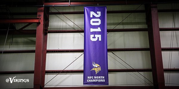 We don’t hang division titles around here because we have a bigger goal” 
- Coach McCarthy

Hey <a href="/Vikings/">Minnesota Vikings</a>, where are your Super Bowl banners?! 

#GoPackGo🤔🧀🤫