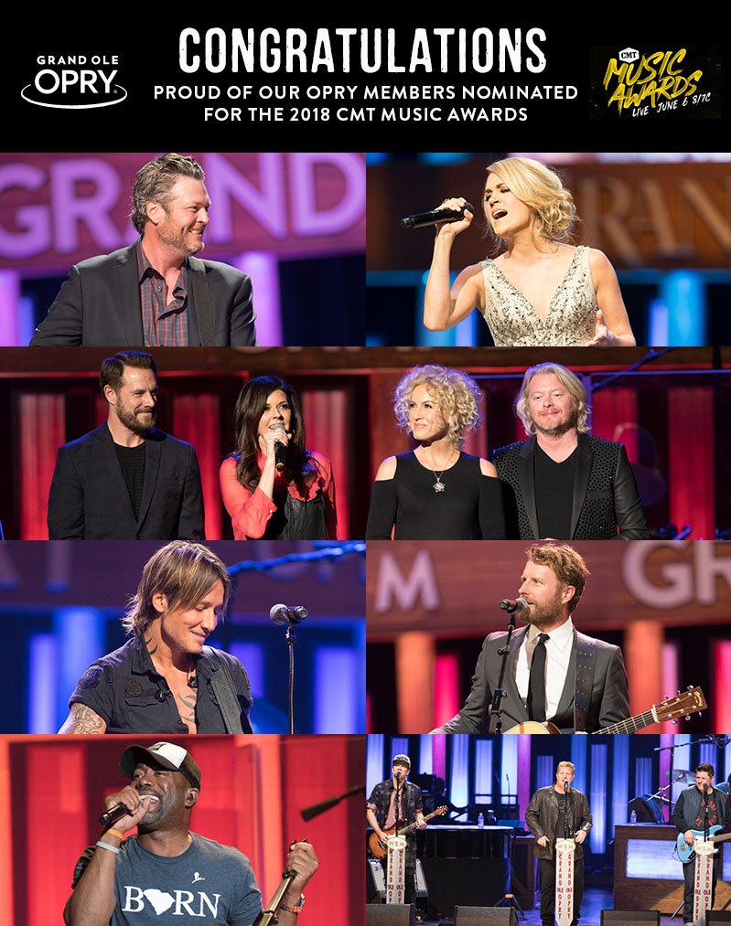 opry's tweet photo. The #CMTawards are just ONE WEEK away! Show our #OpryMembers some love with your vote!

🗳️: https://t.co/VU1M8WqDhI https://t.co/ntm366Wxkd