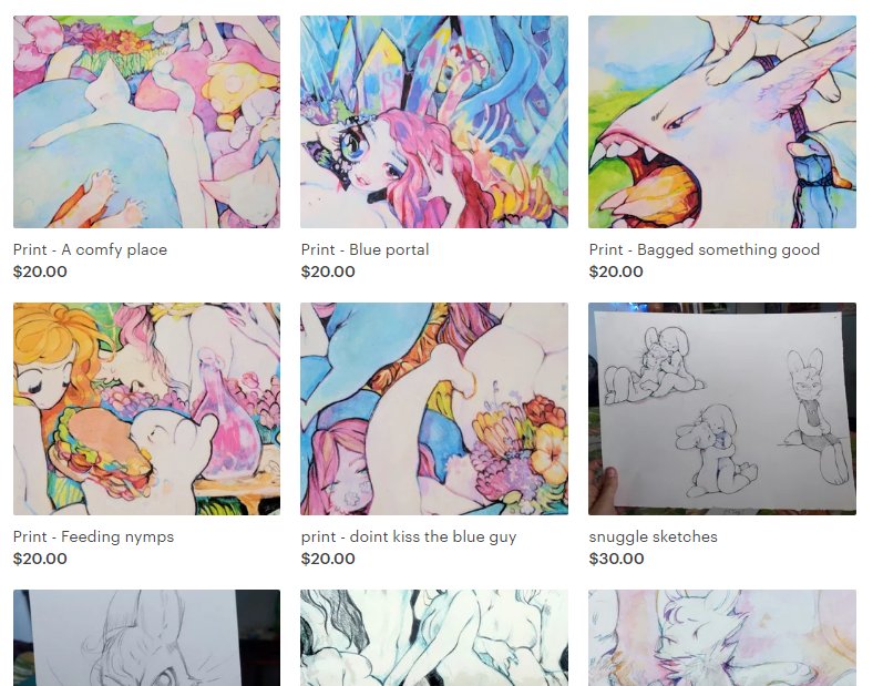 prints are now $20 in my shop!

https://t.co/ryxRUBcBZx

shipping is $2 within the usa and $5 elsewhere 