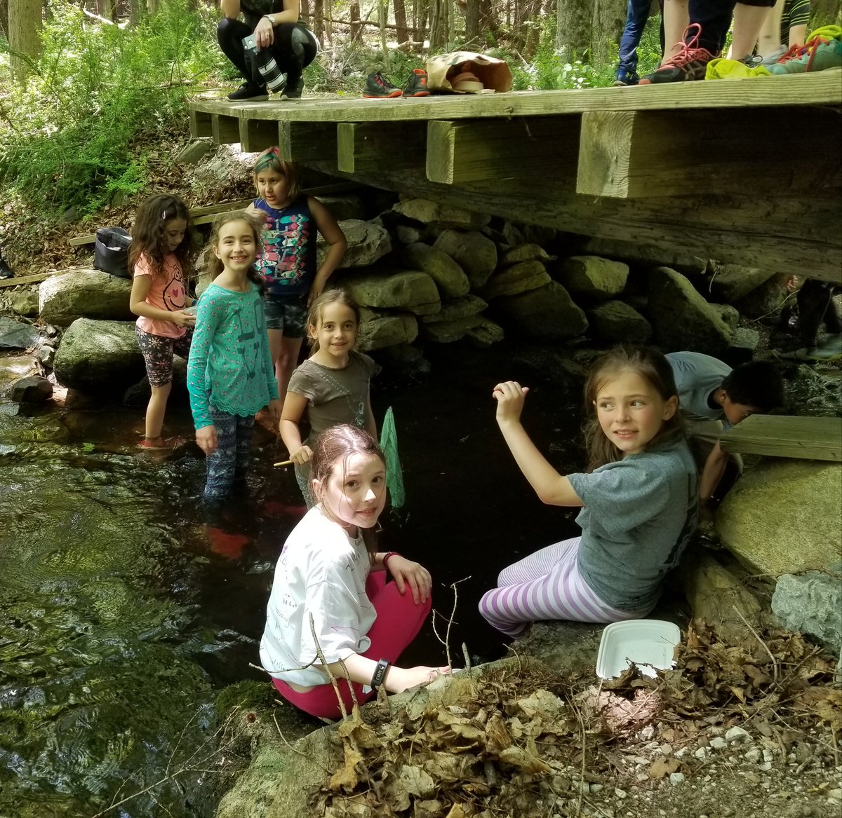 Kent Elementary 3rd grade trout release. Putnam County Veterans Memorial Park. #troutintheclassroom #Carmel6Cs #citizenship