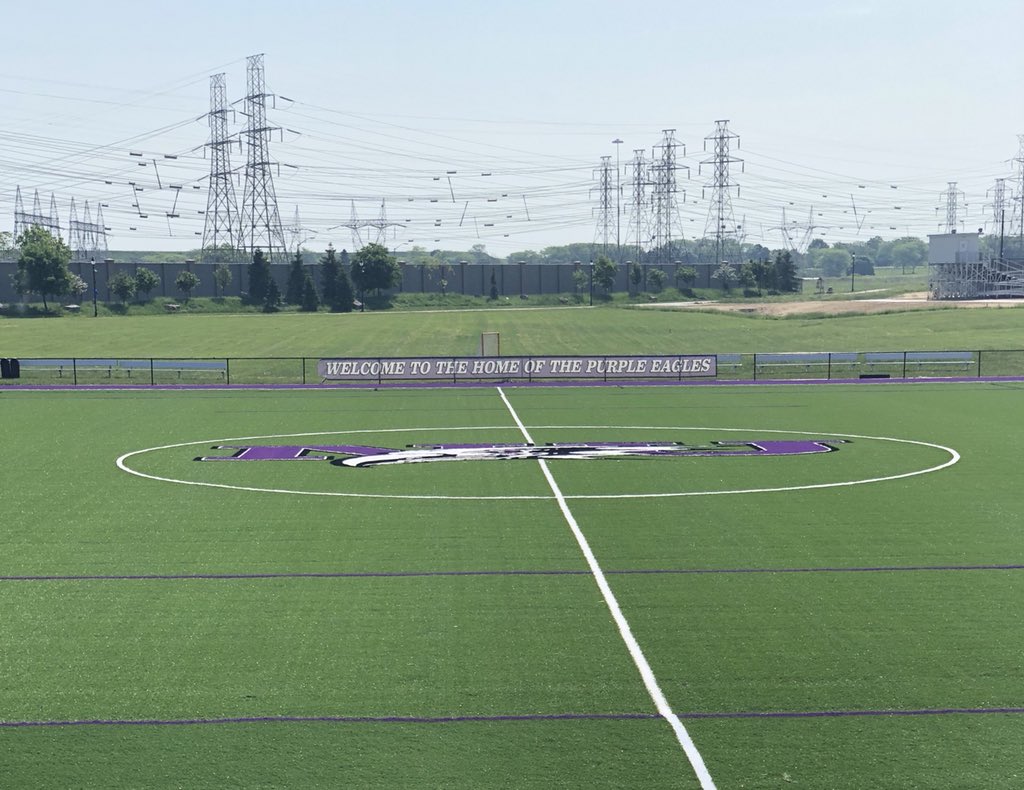 NiagaraWLAX's tweet photo. Spotted: #montyinthemiddle! That can only mean one thing, the #turfmakeover is nearly complete! Check out all that purple 😈! We are already getting excited thinking about playing on it in the fall #turfupdate #purplepride #powerofniagara https://t.co/dC7UaczGs9