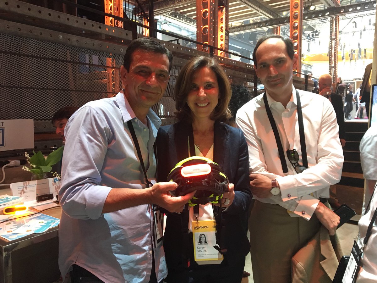 kareen_rispal's tweet photo. #MovinOnConf18 Arrêt au Village Start up. Bravo 👏 aux 16 start ups🇫🇷 qui inventent la #mobilité de demain! #innovation #transports durables #ville durable! @Michelin @LaFrenchTech @franceaucanada @MyBus_ @OuiHop @CosmoConnected #VUF @bleublanctech @mounir @movinonconf https://t.co/6niYA1gSwN