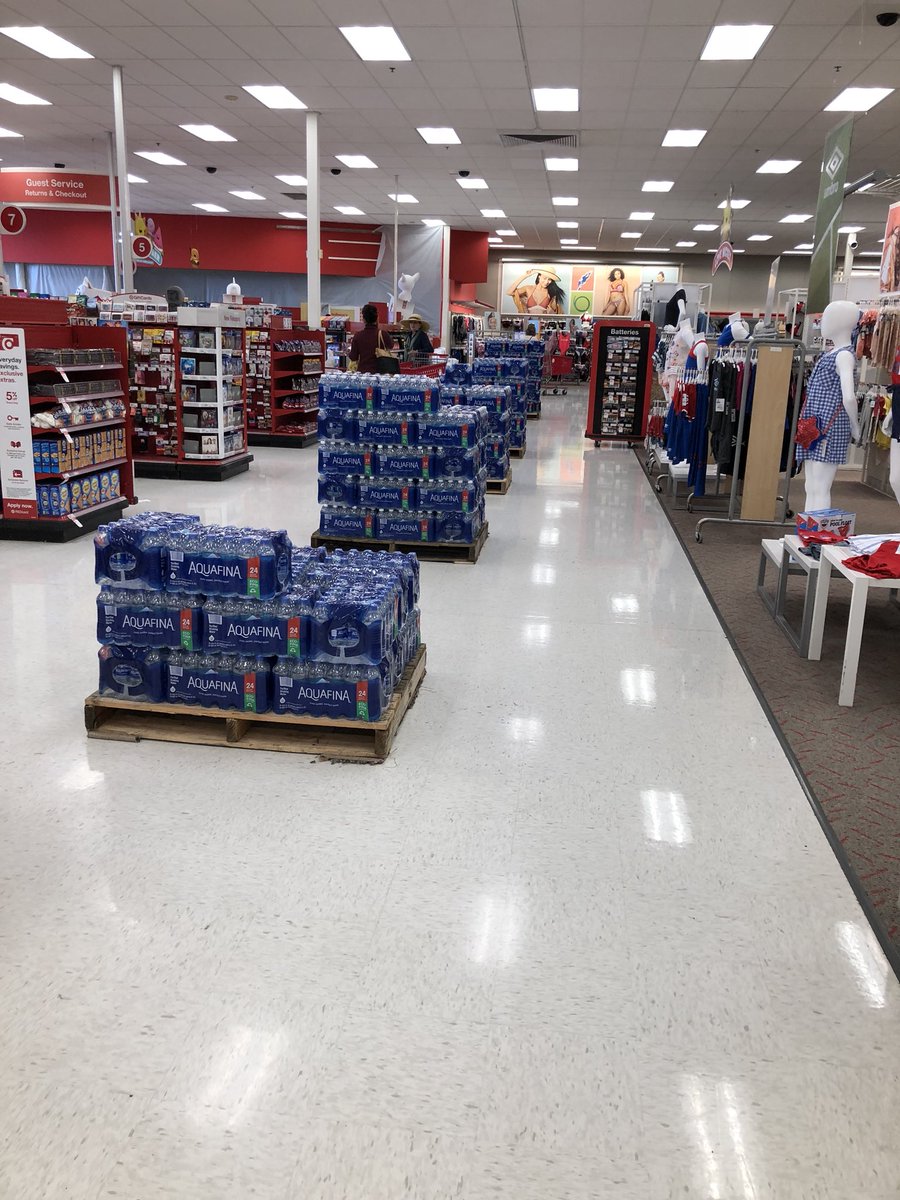 We have water!!! Huge thank you to <a href="/Pepsi/">Pepsi</a> for the 10 pallets of Aquafina! #SalemWaterCrisis