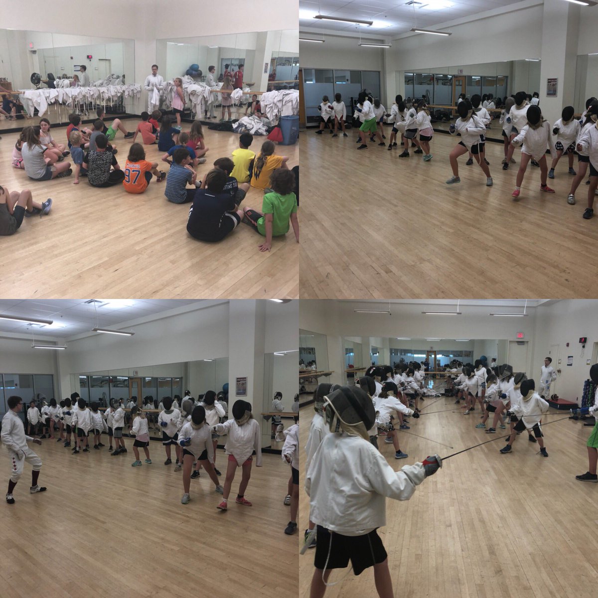MsBCarrigg's tweet photo. Now onto fencing! #awesomesports #newsports @alcdsb_john @ALCDSB @QueensARC https://t.co/vvFCKqlJEJ