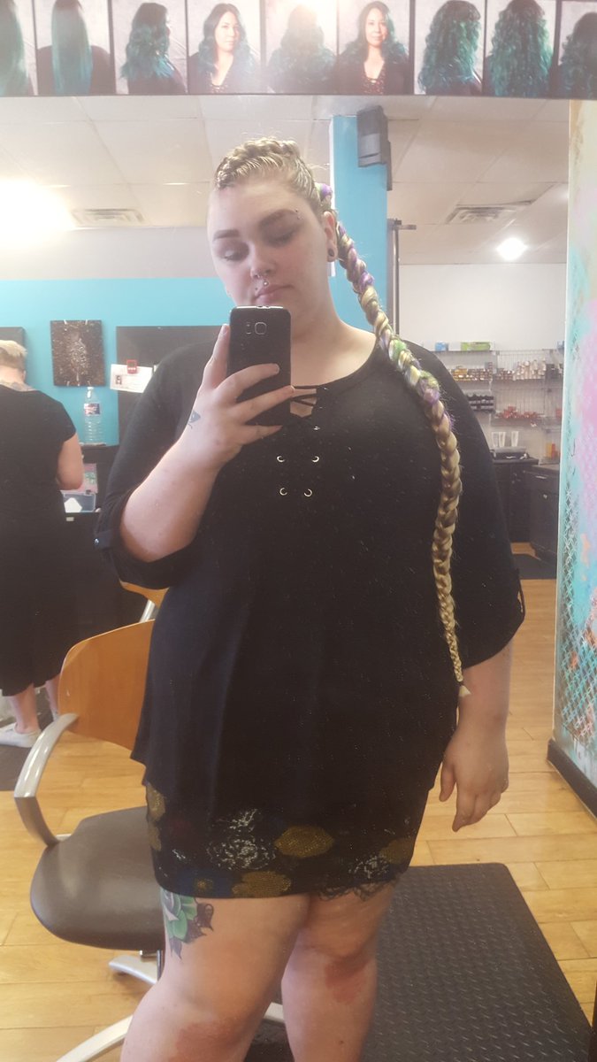 Aleezilla's tweet photo. Ready for #DHATX18 #bigbraid https://t.co/MRRKq07uPa