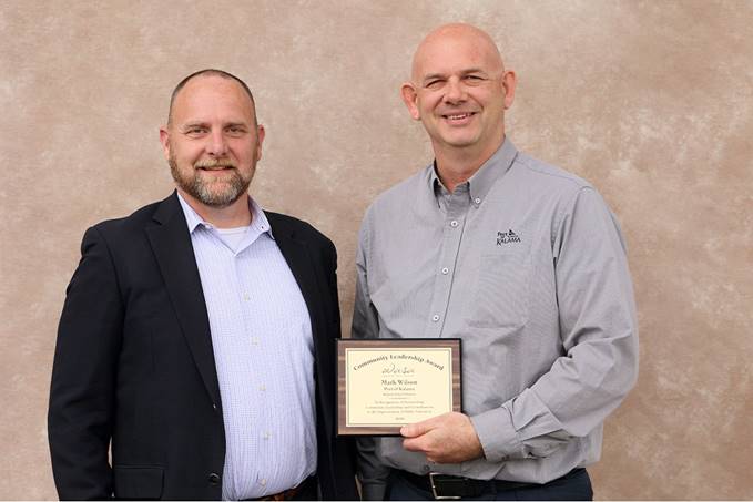 <a href="/PortofKalama/">Port of Kalama</a> and Executive Director Mark Wilson honored with community leadership award for contributions to education, students and the Kalama School District! Congrats!
portofkalama.com/port-of-kalama…