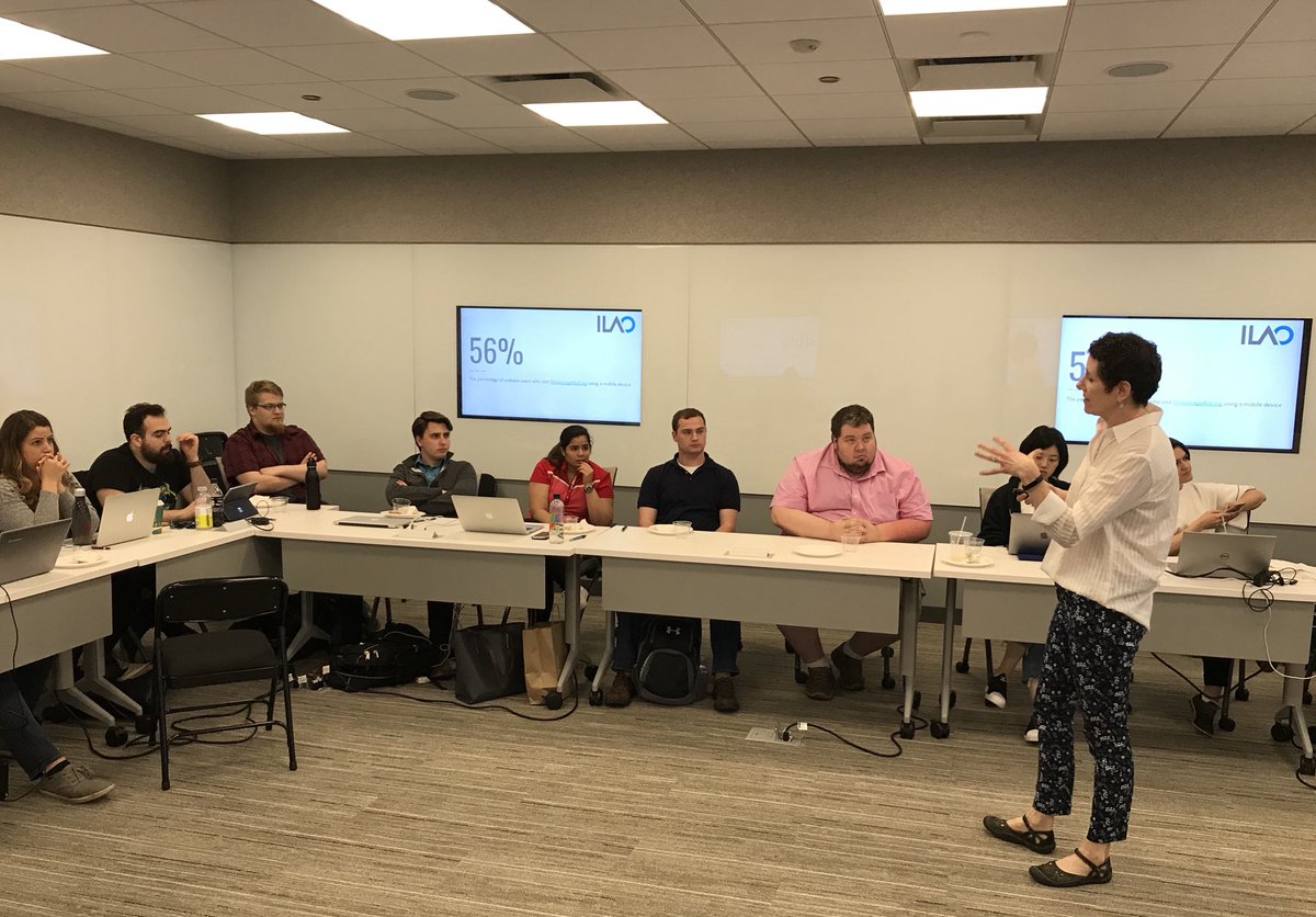 DanLinna's tweet photo. “I’m passionate about improving systems & changing the world!” @lcolpoys tells #IFLP students.
Lisa demonstrated this at @ILAO. An honor to work w Lisa at #IFLP! She’s providing @InstFutureLaw students inspiration AND skills to improve & change the world!
#LegalTech
#A2J #A2LS https://t.co/8tLQqsIks2