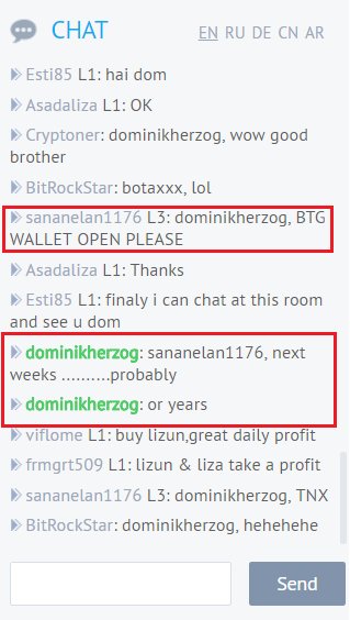 Crypt0_H0dler's tweet photo. See in the pic how admin aka dominikherzog is trolling their users when they ask to restore a $BTG wallet!!

#STOPUSINGYOBIT  $BTC $ETH #YobitisScam #NEO #HXX #LTC #ZEC
@BuddhaGeo https://t.co/uF3DGy0pNd