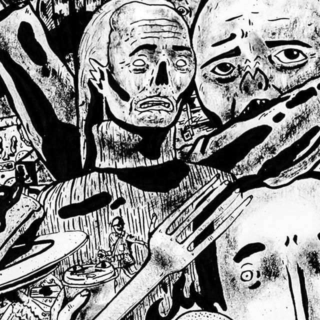 buzzferkchurnt's tweet photo. Commission complete. 
Swipe to check the whole thing out.

#buzzferkchurnt 
#commission #illustration #ink #brush #illustrator #nzillustrator #auckland # https://t.co/Om70aSHSjc https://t.co/l3idFpXDE9