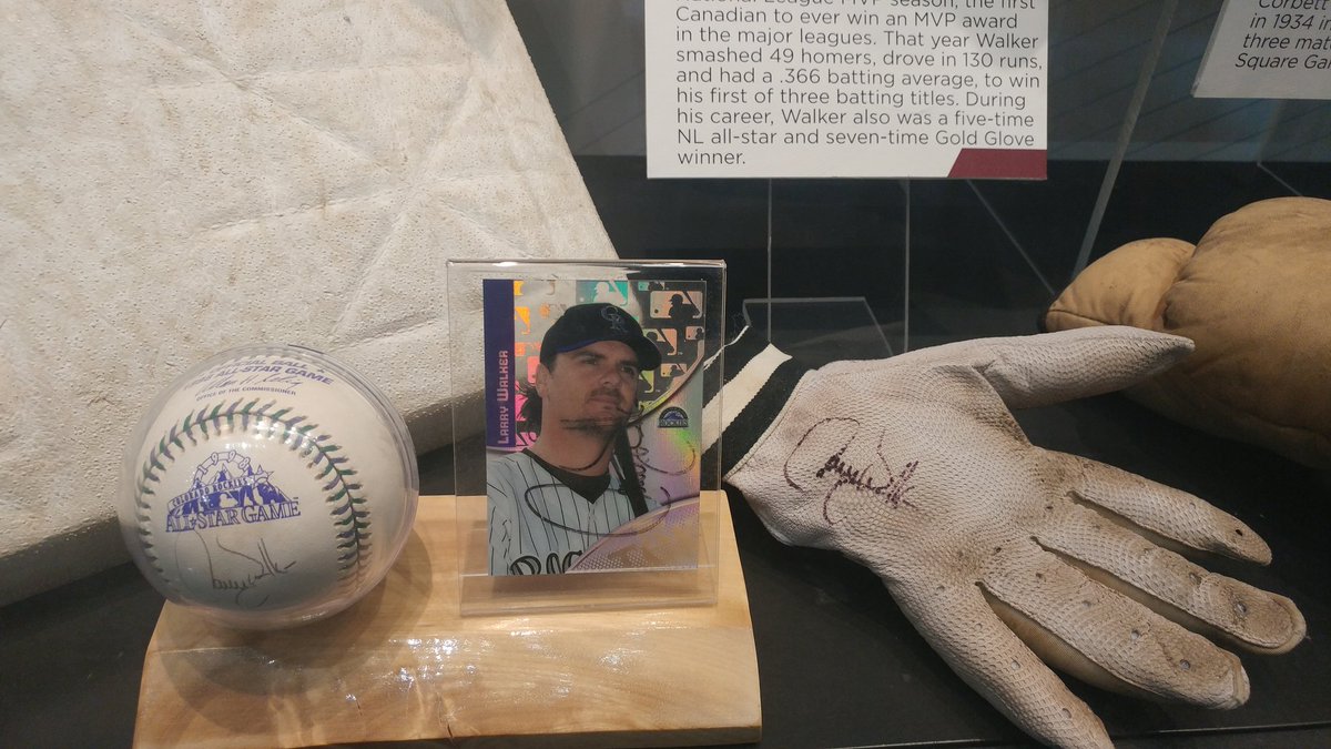 baseballinvan's tweet photo. We stopped by the @BCSportsHall and loved the new artifacts on display from @Cdnmooselips33's 1997 NL MVP season! https://t.co/N23NfjlpLQ